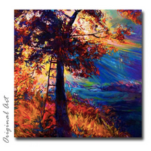 Load image into Gallery viewer, Autumn Tree DIY Paint By Numbers Kit