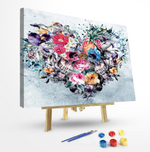 Load image into Gallery viewer, Paint by Numbers Kit-Mandala Heart2