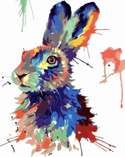 Load image into Gallery viewer, Paint by Numbers Kit-Colour the rabbit