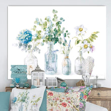 Load image into Gallery viewer, DESIGNART ‘RW BEACH FLOWERS I’ COTTAGE CANVAS WALL ART