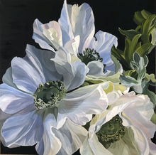 Load image into Gallery viewer, WHITE FLOWER-DIY PAINTING BY NUMBERS KIT