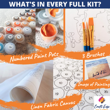 Load image into Gallery viewer, Warm Sunflower-Colour Talk DIY Oil Painting, Paint by Number Kits