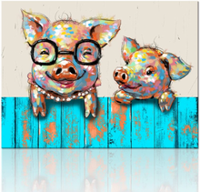Load image into Gallery viewer, Paint by Numbers Kit-Happy Pig