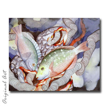 Load image into Gallery viewer, Paint by Numbers Kit-two fish