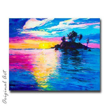 Load image into Gallery viewer, Island And Sea DIY Paint By Numbers Kit