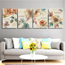 Load image into Gallery viewer, LOVE, FAITH, FAMILY, HOPE- DIY PAINTING BY NUMBERS KIT