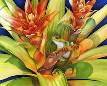 Load image into Gallery viewer, DIY PAINTING BY NUMBERS-Frog and flower
