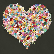 Load image into Gallery viewer, Small floral heart - PAINTING BY NUMBERS