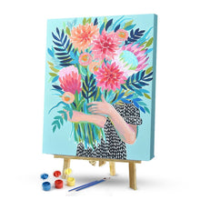 Load image into Gallery viewer, Paint by Numbers Kit – Beauty love flower