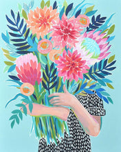 Load image into Gallery viewer, Paint by Numbers Kit – Beauty love flower