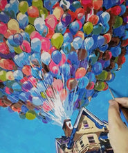 Load image into Gallery viewer, Colorful Balloons DIY Paint By Numbers Kit