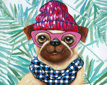 Load image into Gallery viewer, Paint by Numbers Kit- Cute Pug