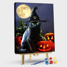 Load image into Gallery viewer, Paint by Numbers Kit -Black Cat
