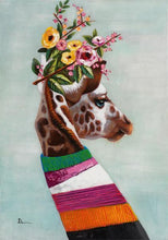 Load image into Gallery viewer, Paint By Numbers Kit-DEER WITH FLOWERS
