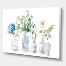 Load image into Gallery viewer, DESIGNART ‘RW BEACH FLOWERS I’ COTTAGE CANVAS WALL ART
