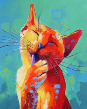 Load image into Gallery viewer, Paint by Numbers – Lazy Cat
