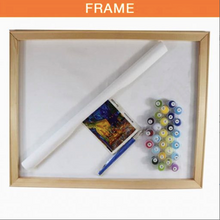 Load image into Gallery viewer, Red Flowers DIY Paint By Numbers Kit
