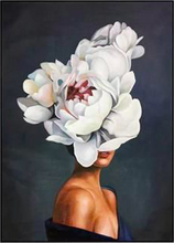 Load image into Gallery viewer, DIY Painting By Numbers-Woman and flower
