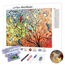 Load image into Gallery viewer, 27 BIRDS - DIY PAINTING BY NUMBERS KIT
