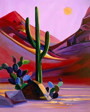 Load image into Gallery viewer, Paint by Numbers Kit- Desert Cactus Landscape
