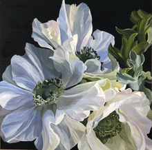 Load image into Gallery viewer, WHITE FLOWER-DIY PAINTING BY NUMBERS KIT
