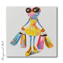 Load image into Gallery viewer, Paint by Numbers Kit-Shopping Frog
