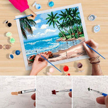 Load image into Gallery viewer, Paint by Numbers Kit – Resort Tahiti French Polynesia
