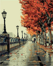 Load image into Gallery viewer, Romantic Love Autumn-Adults And Kids DIY Oil Painting
