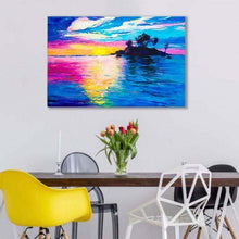 Load image into Gallery viewer, Island And Sea DIY Paint By Numbers Kit
