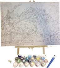 Load image into Gallery viewer, WHITE FLOWER-DIY PAINTING BY NUMBERS KIT
