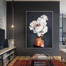 Load image into Gallery viewer, DIY Painting By Numbers-Woman and flower
