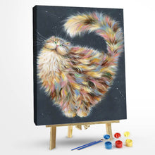 Load image into Gallery viewer, Paint by Numbers Kit-Crunch Abstract Cat
