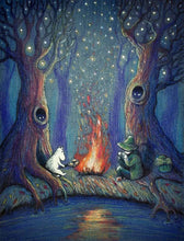Load image into Gallery viewer, DIY Painting By Numbers-Starry Psychedelic Forest
