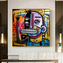 Load image into Gallery viewer, Graffiti Street Art Abstract Colorful Canvas Painting-Paint by Numbers Kit

