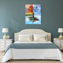 Load image into Gallery viewer, Four Season Tree of Life -DIY Oil Painting Paint by Number Kit for Adults Kids Beginner
