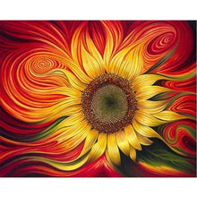 Load image into Gallery viewer, Acrylic Sunflower – DIY Paint By Numbers Kits
