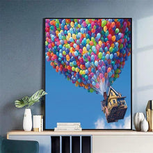 Load image into Gallery viewer, Colorful Balloons DIY Paint By Numbers Kit
