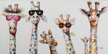 Load image into Gallery viewer, Curious Giraffes CANVAS WALL ART

